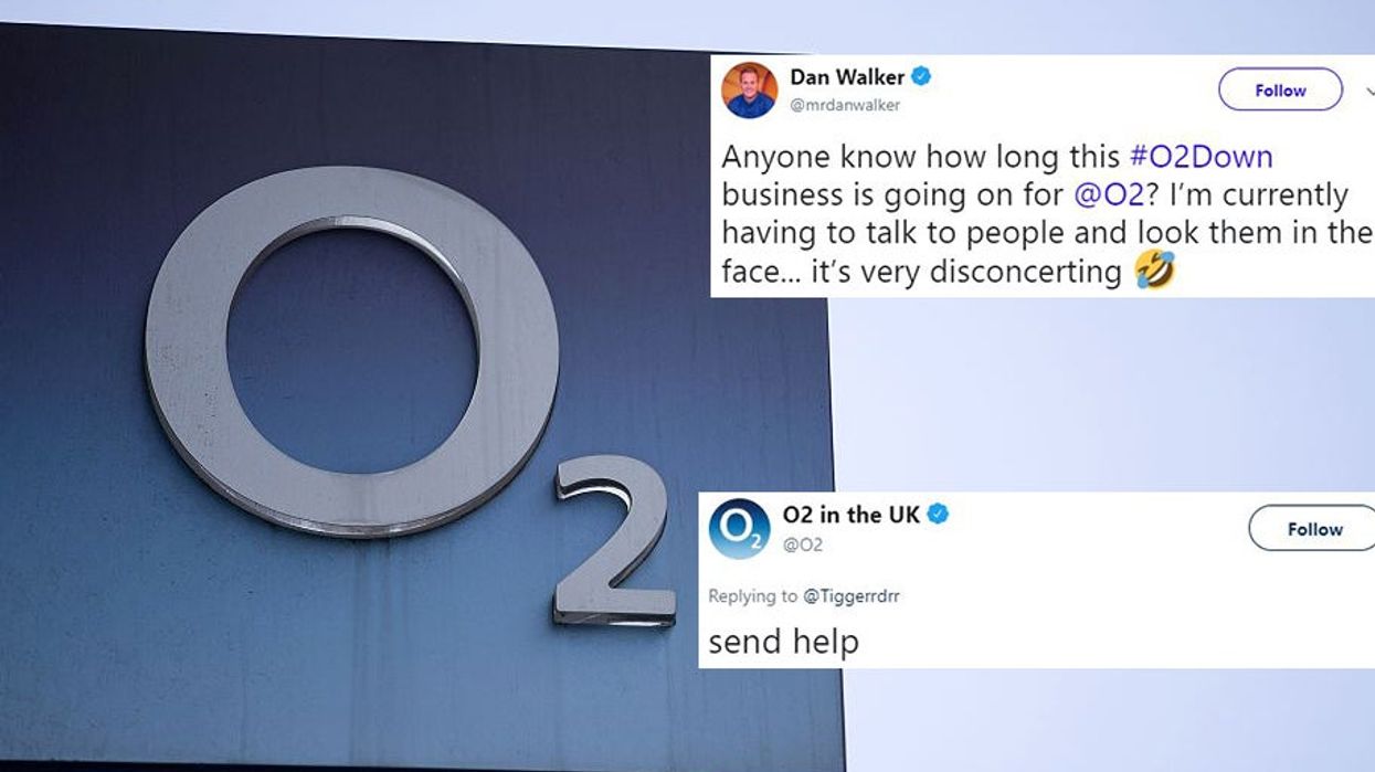 O2 network went down and people didn't know what to do
