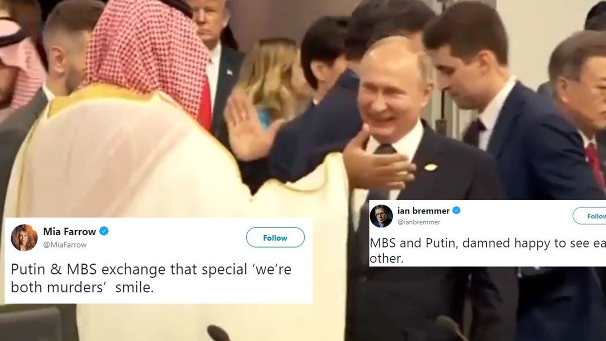G20 summit: Putin and bin Salman's friendly greeting has disgusted the internet
