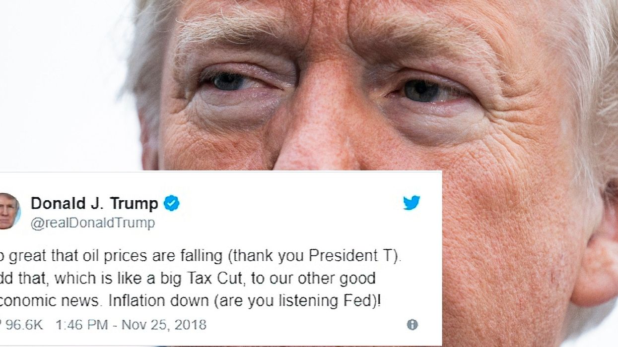 Trump thanks himself in Thanksgiving tweet. Yes, really