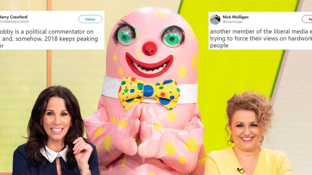 Mr Blobby appeared on Loose Women to discuss Brexit and it was a bizarre as it sounds