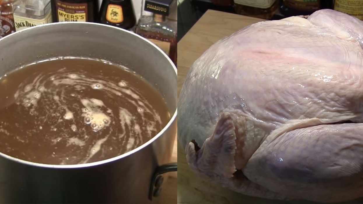 This turkey recipe video features a bizarre optical illusion that will blow your mind