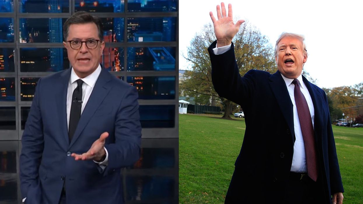 Stephen Colbert expertly takes down Trump after president said he 'stands with Saudi Arabia'