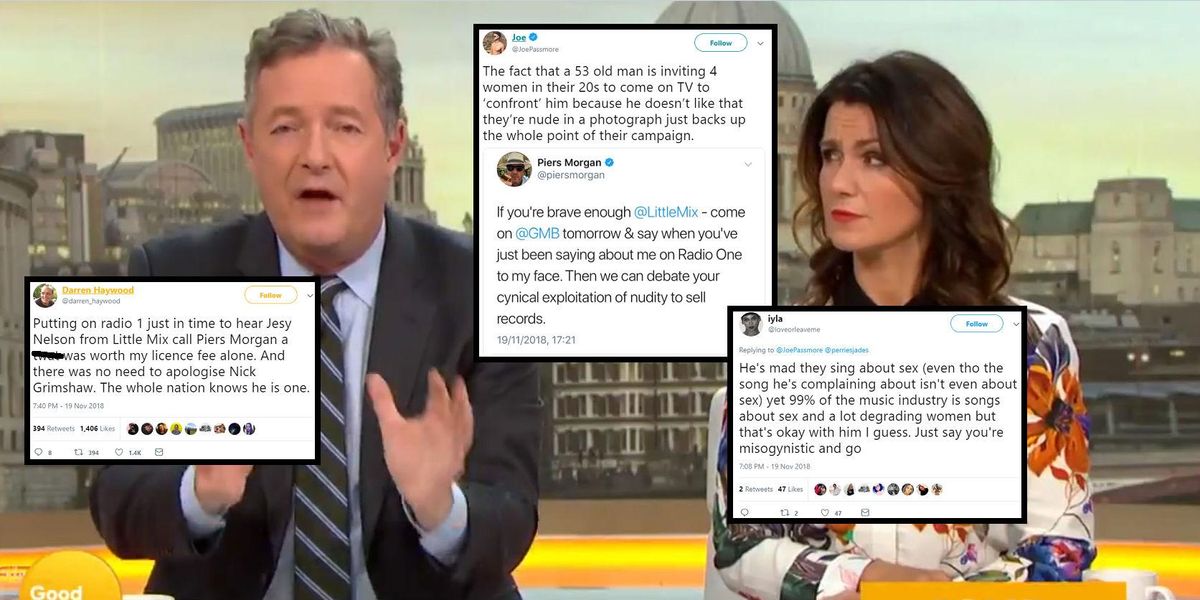 Piers demanded Little Mix 'confront' him on Good Morning Britain and everyone made the same point | indy100 | indy100
