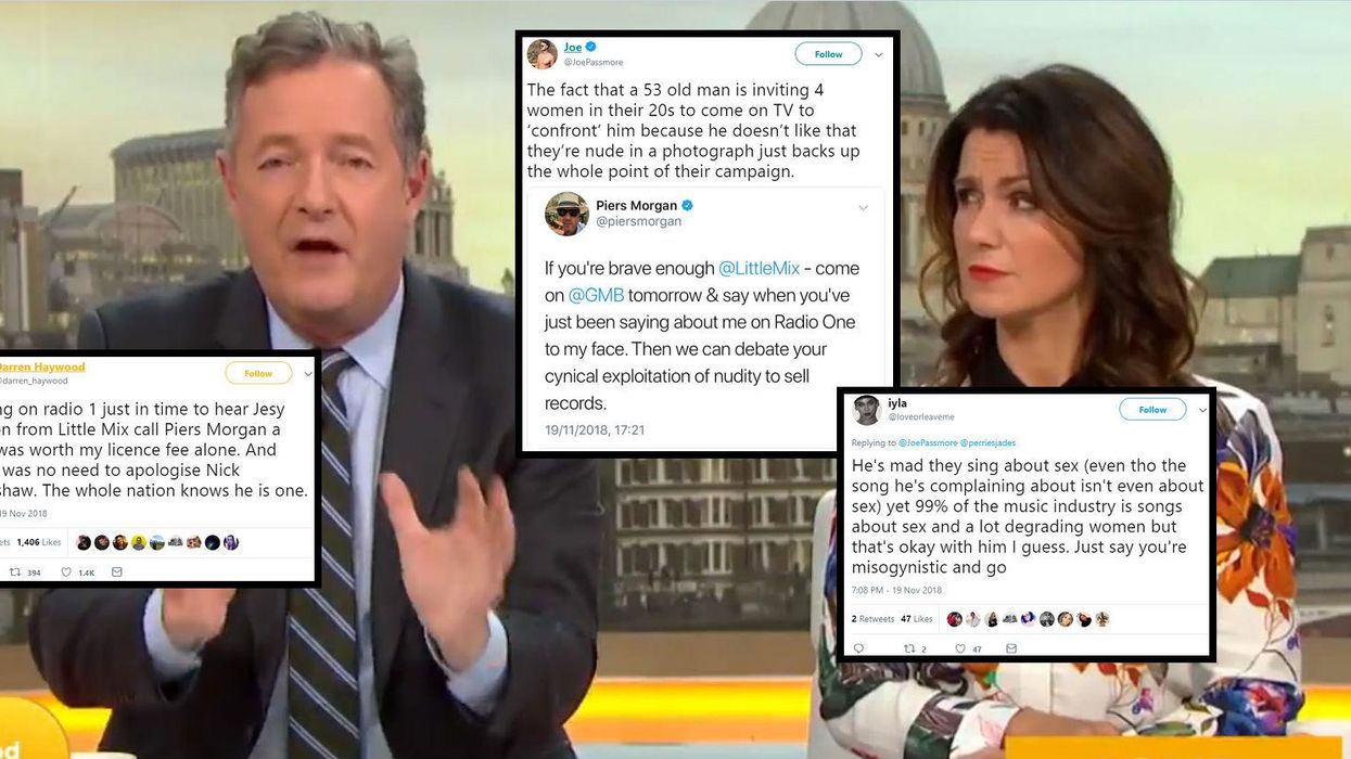 Piers Morgan demanded Little Mix 'confront' him on Good Morning Britain and everyone made the same point