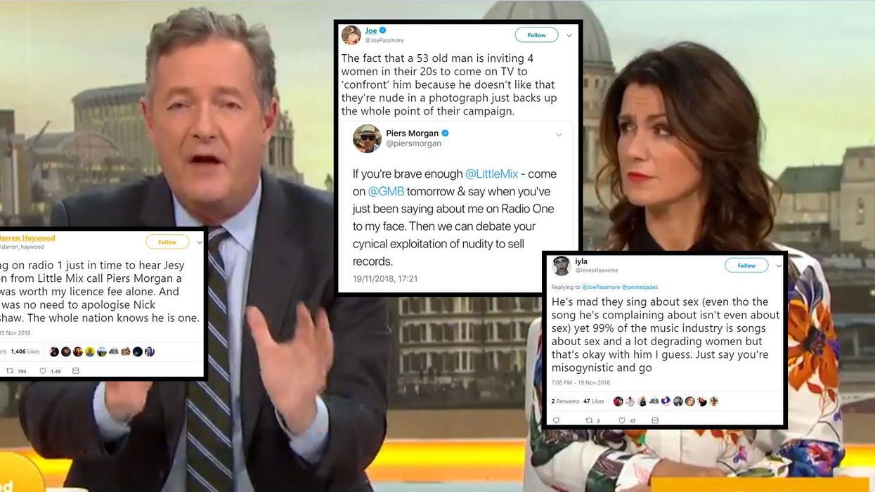 Piers Morgan demanded Little Mix 'confront' him on Good Morning Britain and everyone made the same point