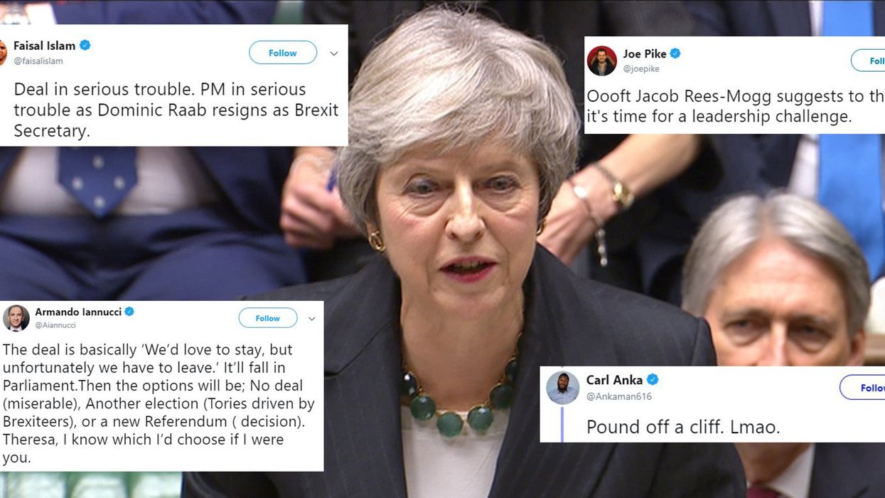 Brexit: How everyone is reacting following the government resignations