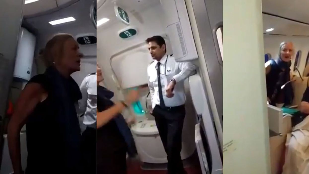 Drunk 'lawyer' goes on racist rant at flight attendants after being refused a glass of wine