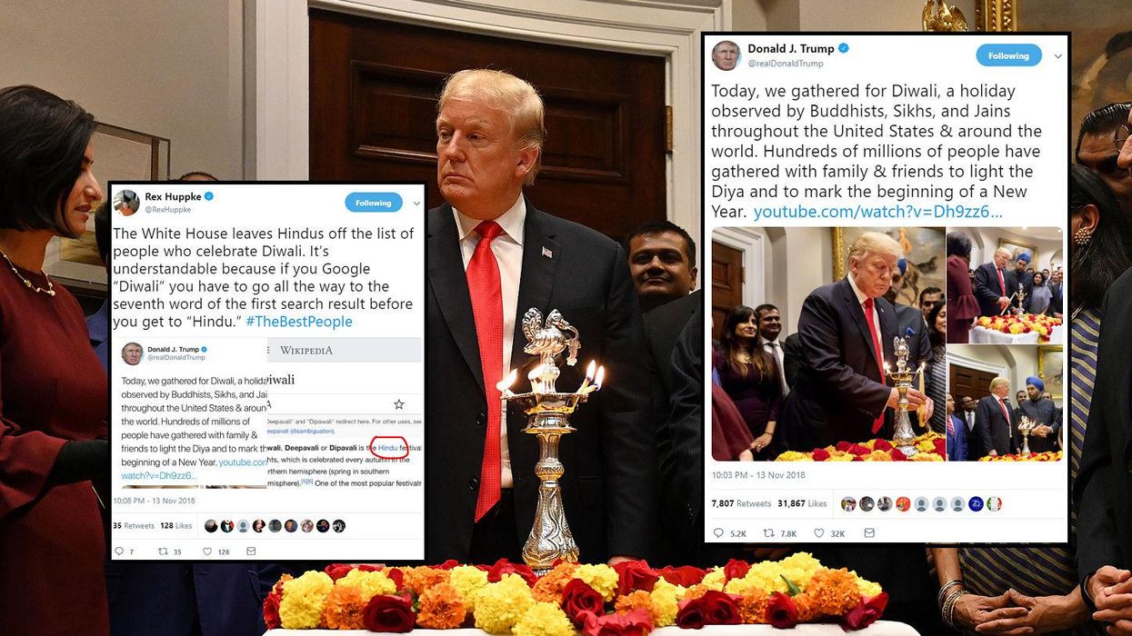 Trump’s Diwali tweet is missing something extremely important