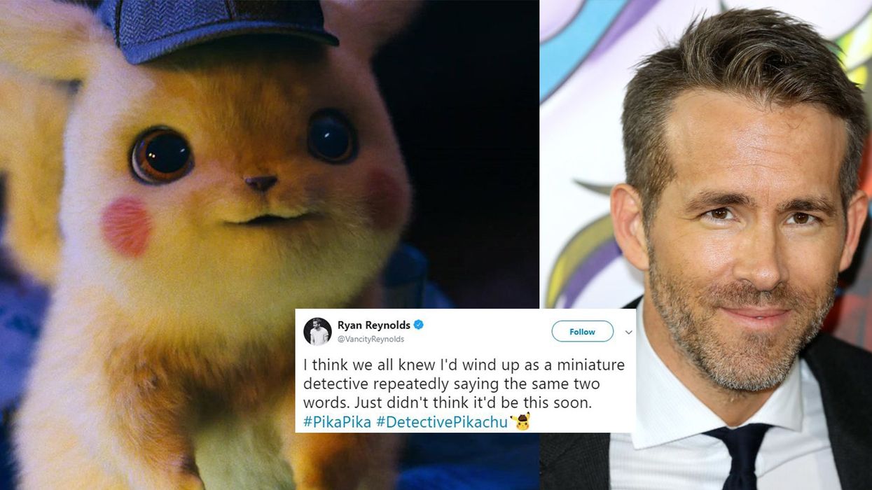 Pokemon: Ryan Reynolds is voicing Pikachu in a movie and the internet can't handle it