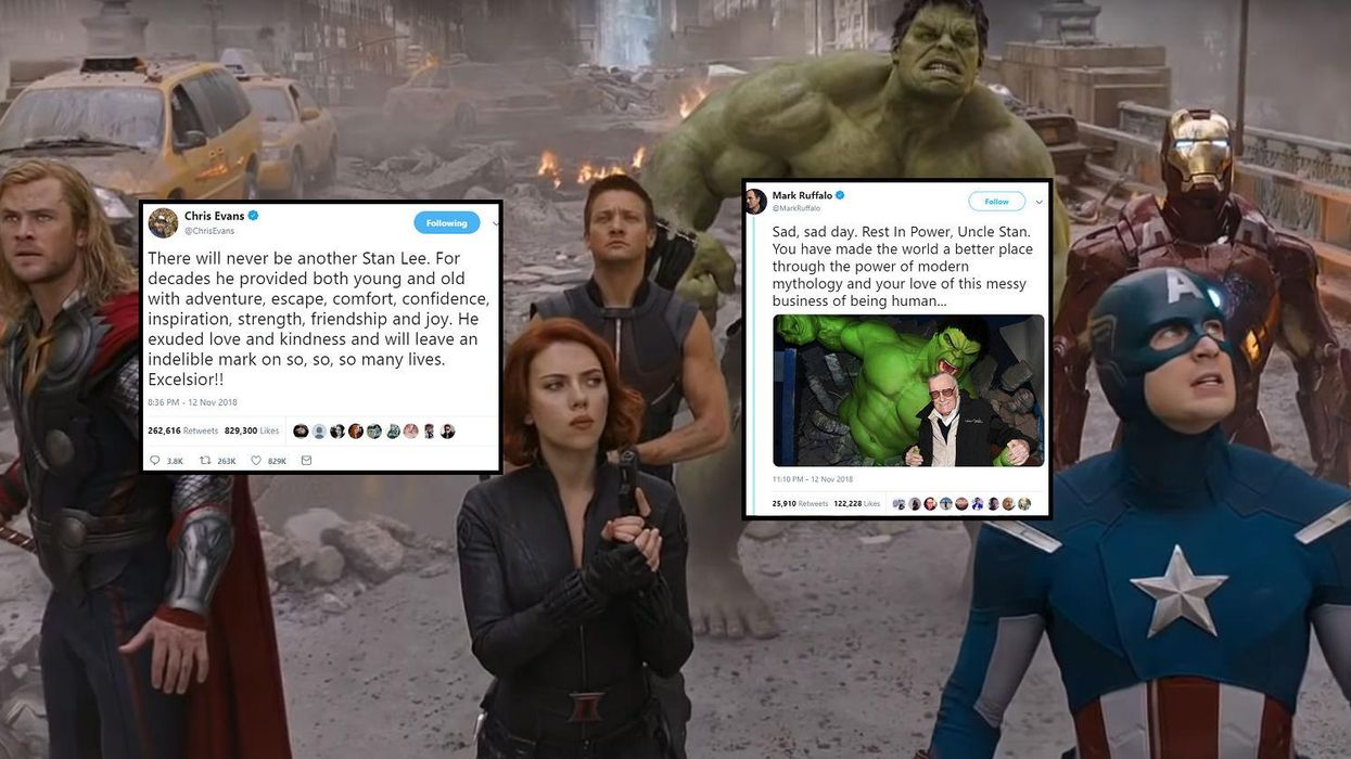 Stan Lee: Marvel superheroes including Hulk and Captain America pay tribute to creator