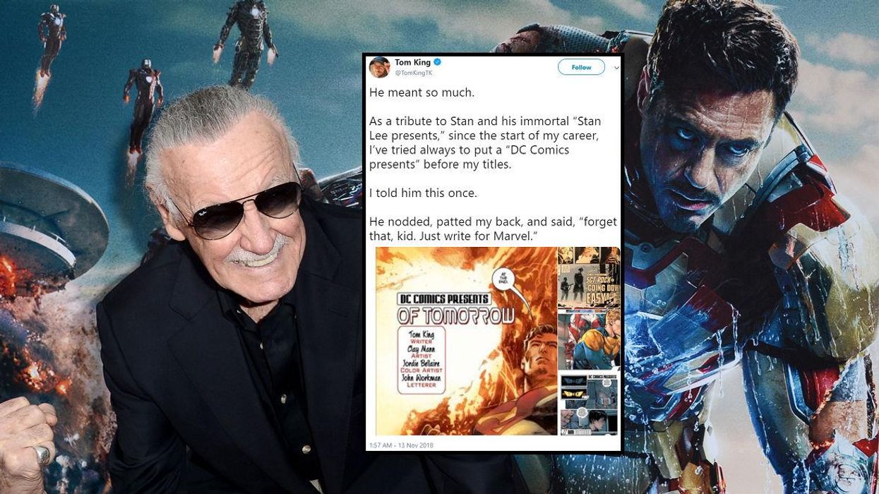 DC comic writer reveals he's been paying this low-key tribute to Stan Lee for years