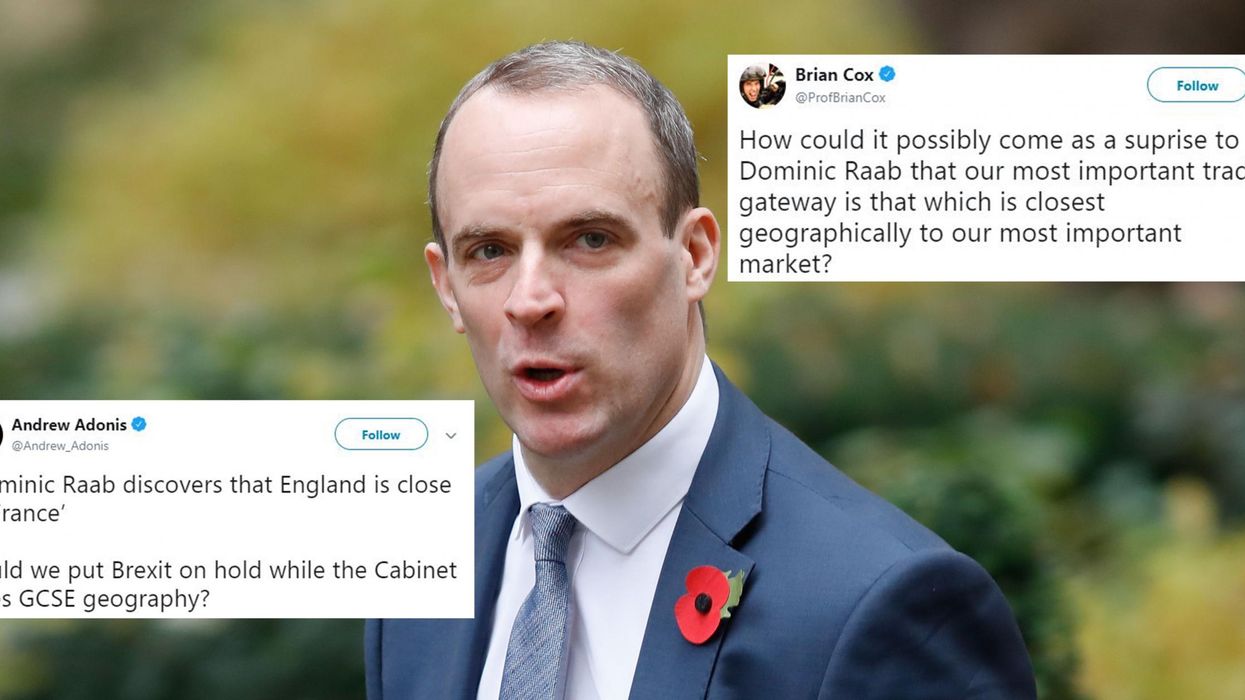 Brexit: Dominic Raab didn't realise how reliant 'UK trade is on Dover-Calais crossing' - so everyone made the same joke