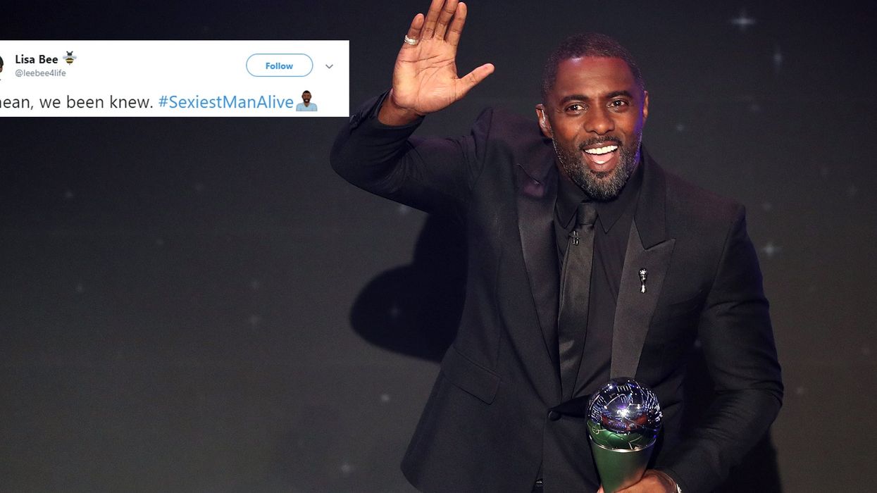 Idris Elba wins 'Sexiest Man Alive' and he had the best response ever