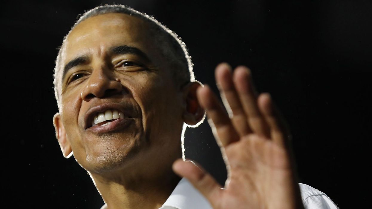 Obama asks hecklers not to swear in front of children and we miss him all over again