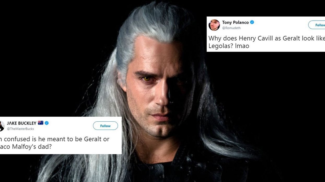 The first look at Henry Cavill in The Witcher has been revealed and the internet responded with hilarious memes