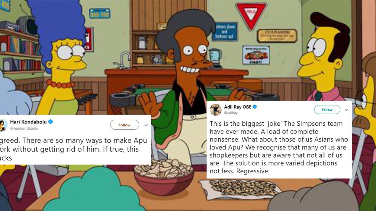 Apu to 'be dropped' from The Simpsons amid stereotype accusations