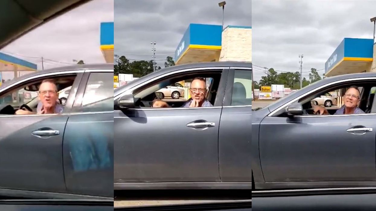 White man tells woman 'Trump is deporting your illegal cousins' in racial road rage rant