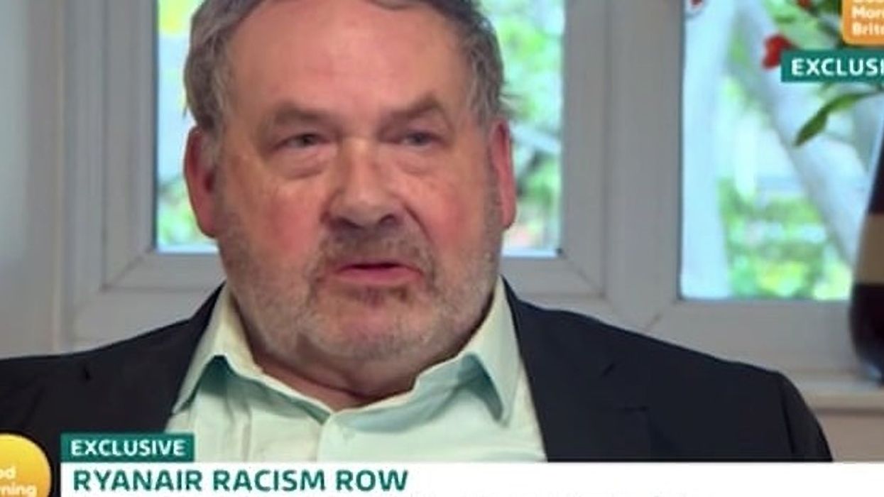 Ryanair passenger filmed calling elderly woman an 'ugly black b******' says he's 'not a racist'