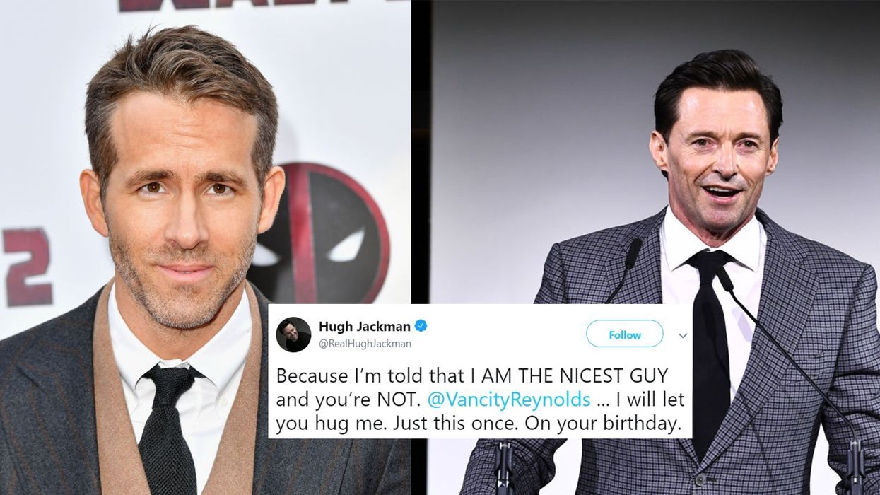 Ryan Reynolds called Hugh Jackman a 'monster' after he wished him 'happy birthday' in a unusual way