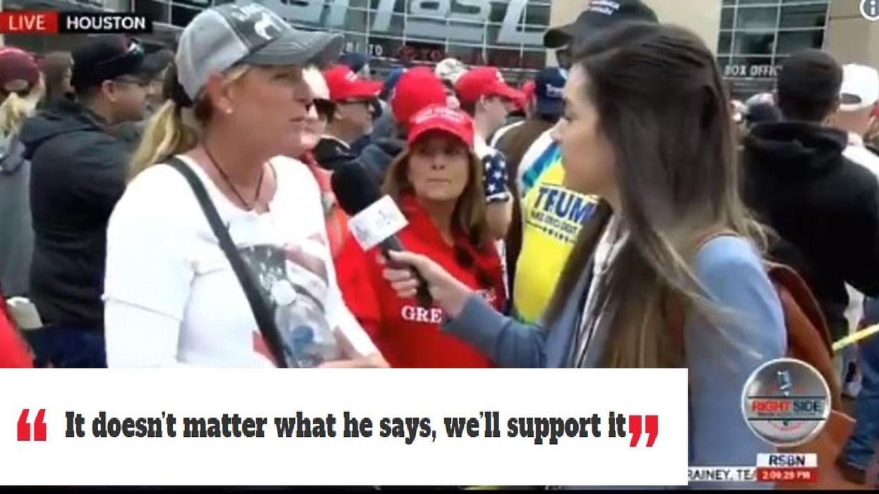 Trump supporters say ‘it doesn’t matter what he says, we’ll support it’