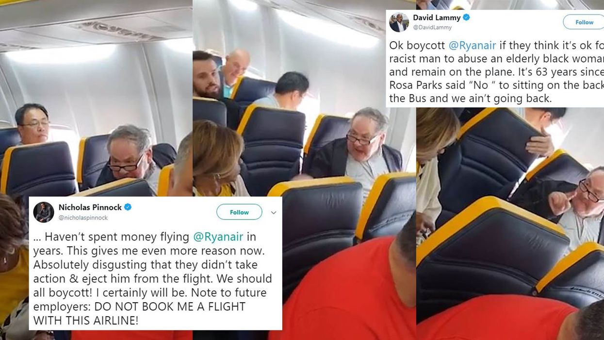 Ryanair: Calls for people to boycott airline for shocking handling of racist incident