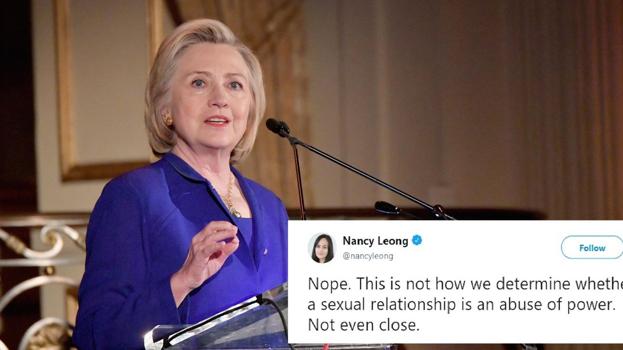 Hillary Clinton said Bill’s affair with intern was 'absolutely not' an abuse of power and people aren’t happy