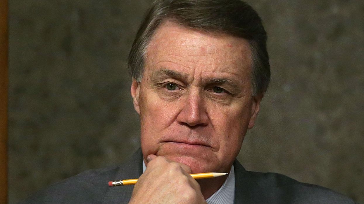 Senator David Perdue snatched a student's phone after they asked about voter suppression