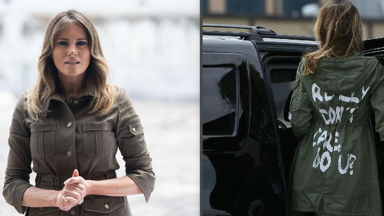 Melania Trump said her 'really don't care' jacket was a message to the left wing media