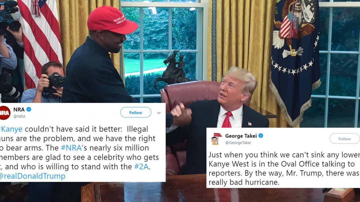 The NRA loved Kanye West's Trump meeting - but fellow celebrities weren't so impressed