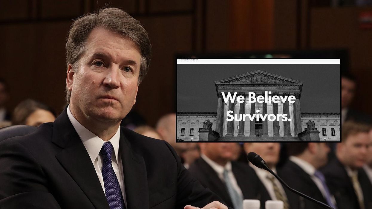 Someone bought BrettKavanaugh.com and filled it with links to sexual assault websites