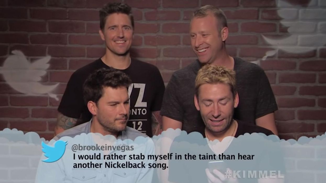 Nickelback clapped back at mean tweeters in the best way
