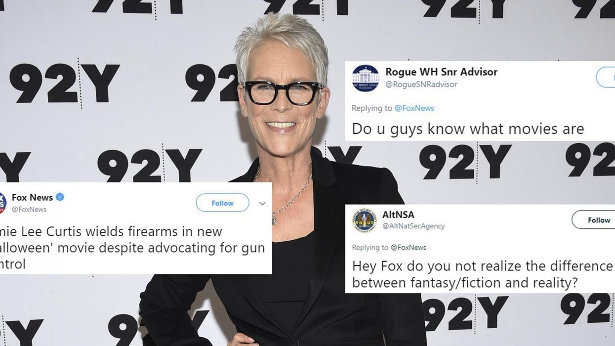 Fox News tried to shame gun control advocate Jamie Liee Curtis for using firearm in new movie - it backfired real bad