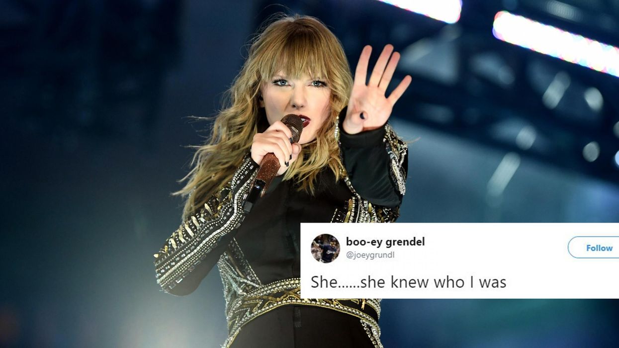 Taylor Swift meets fan who saved a kidnapped woman while delivering a pizza
