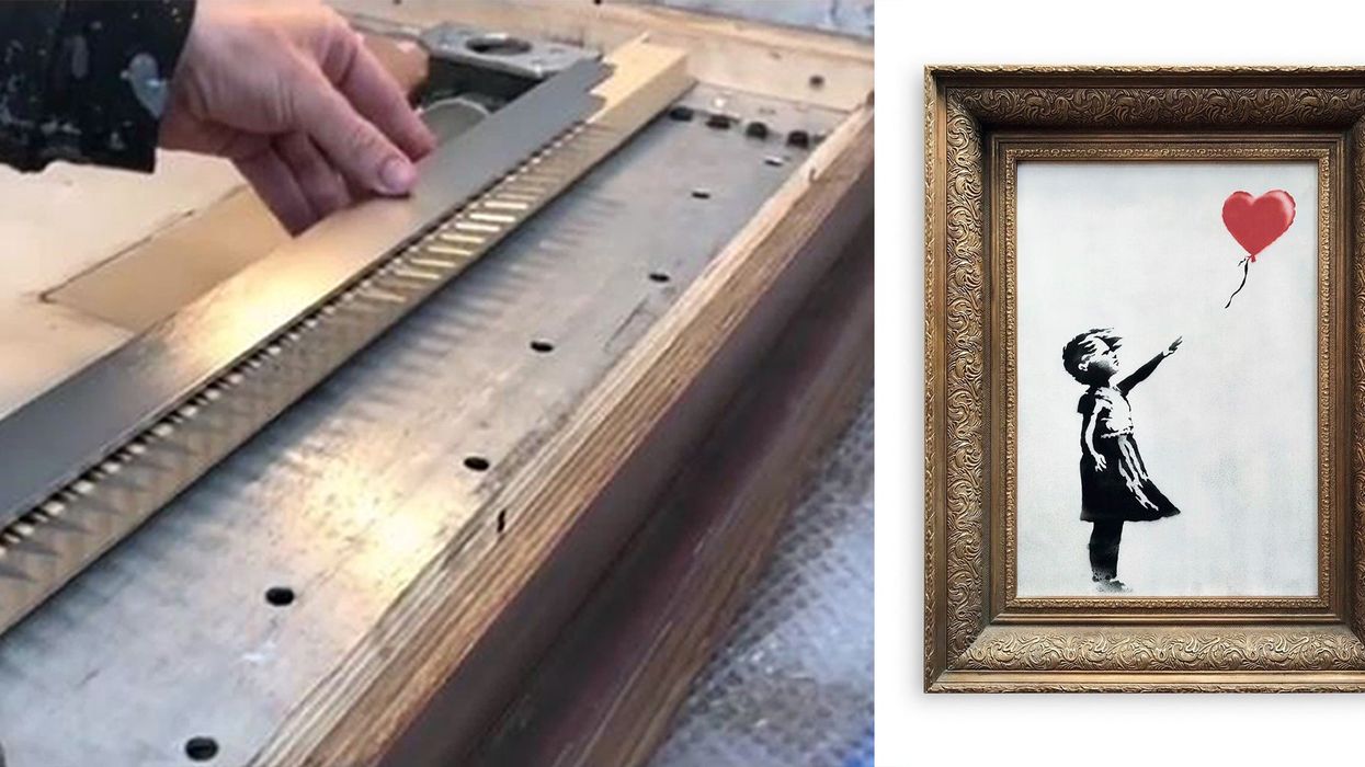 Banksy has revealed how he did his Sotheby's prank but reactions are mixed to the stunt