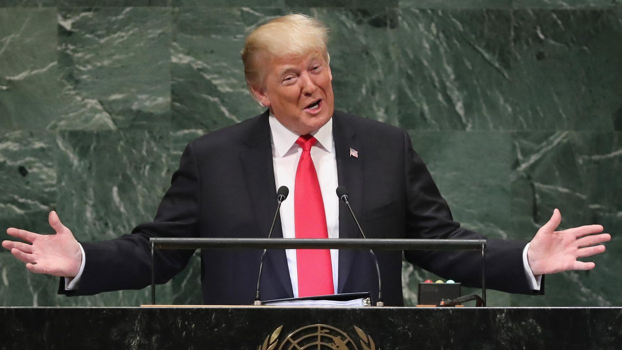 Trump said that his 'great' UN speech 'was meant to get some laughter'