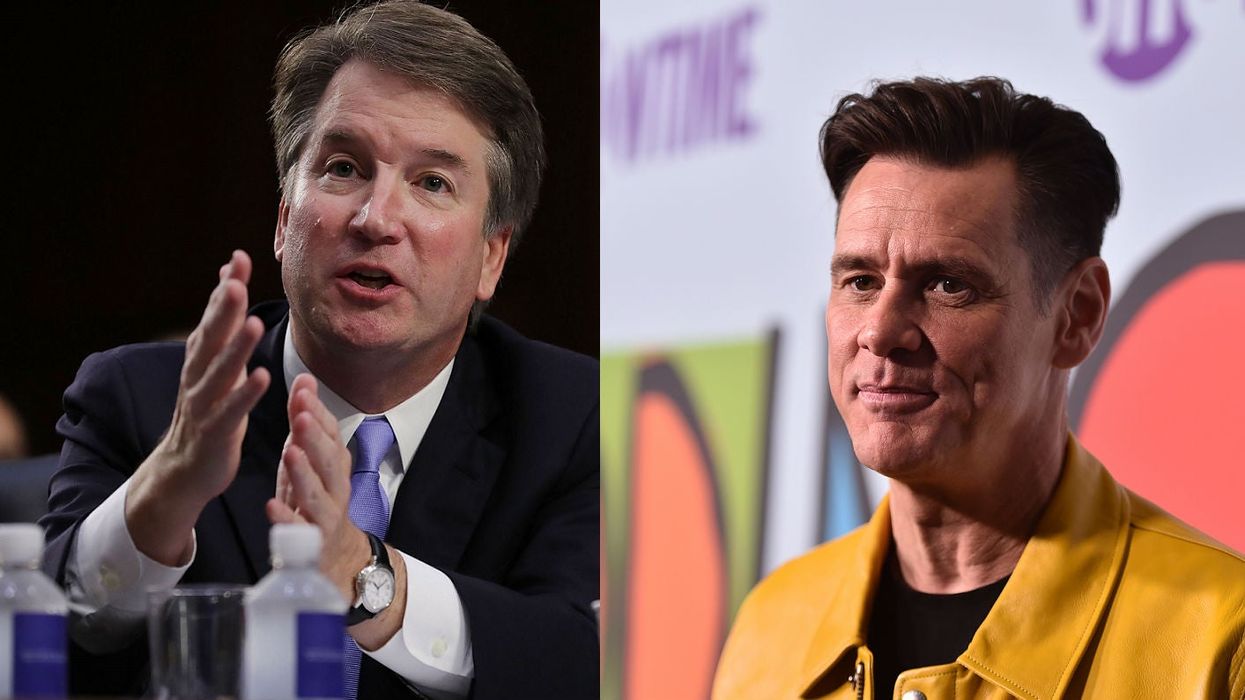 Jim Carrey weighs in on the Kavanaugh allegations with a powerful cartoon