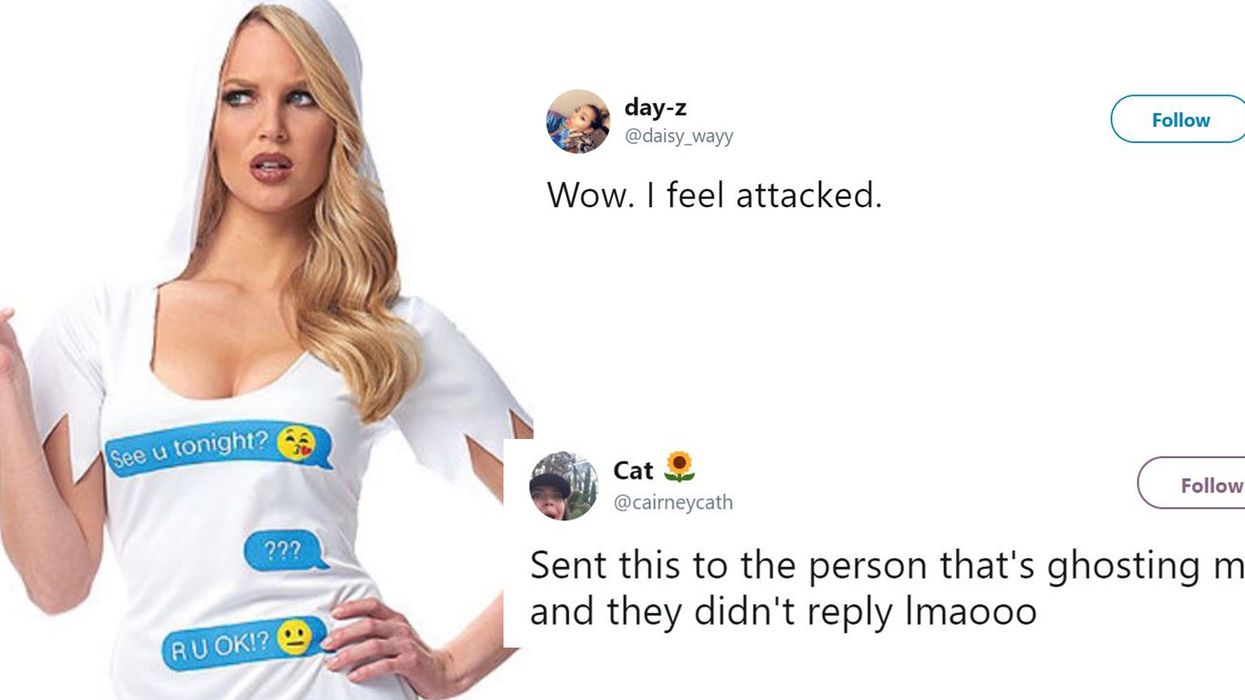 The dating term 'Ghosted' is now a Halloween costume