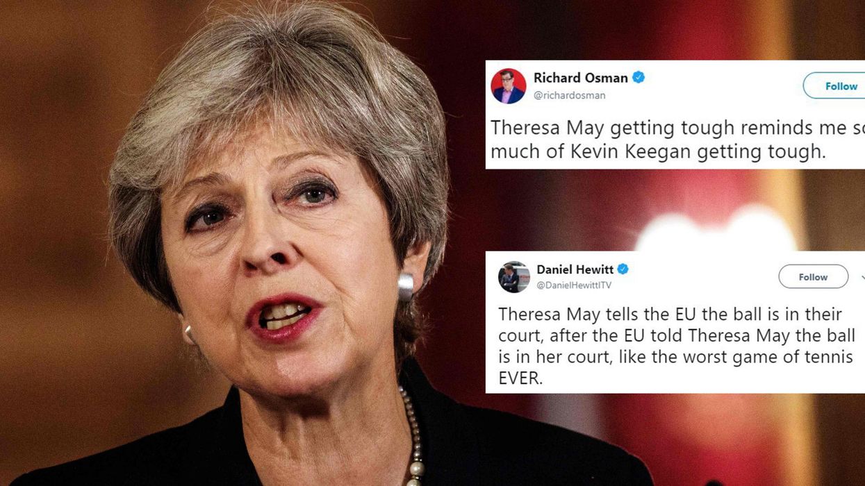 Brexit: How the internet reacted to Theresa May's mystery EU address