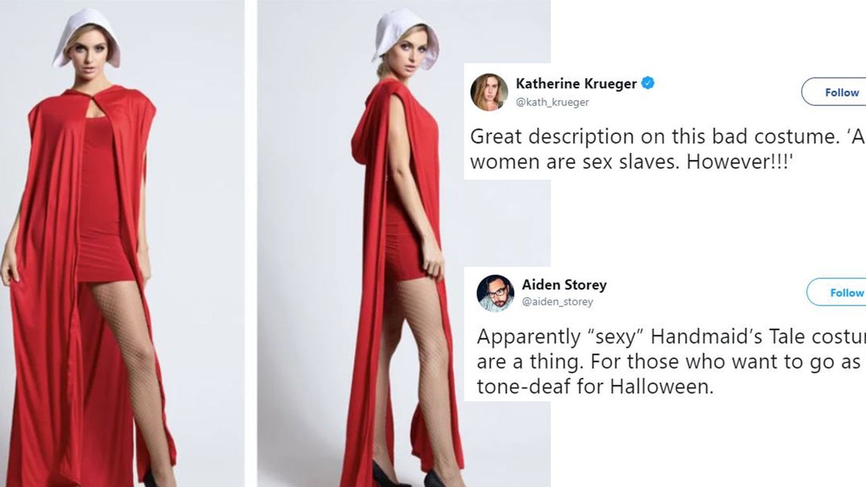 Halloween: Sexy 'Handmaid's Tale' costume pulled from sale after it causes Twitter outrage