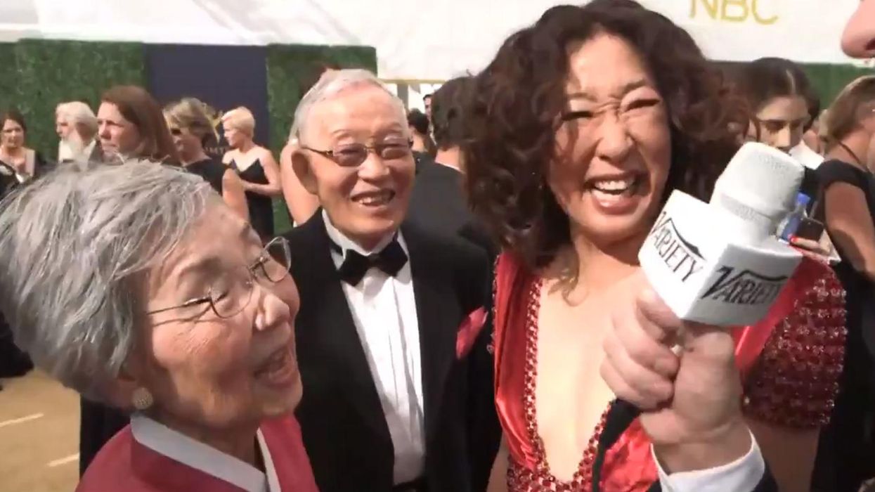 Sandra Oh took her parents to the Emmys and it was perfect