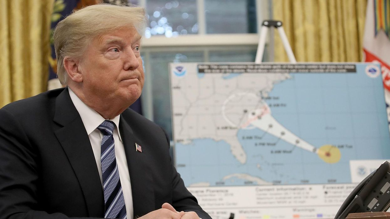 Hurricane Florence: Trump transferred money from emergency relief to fund ICE, document shows