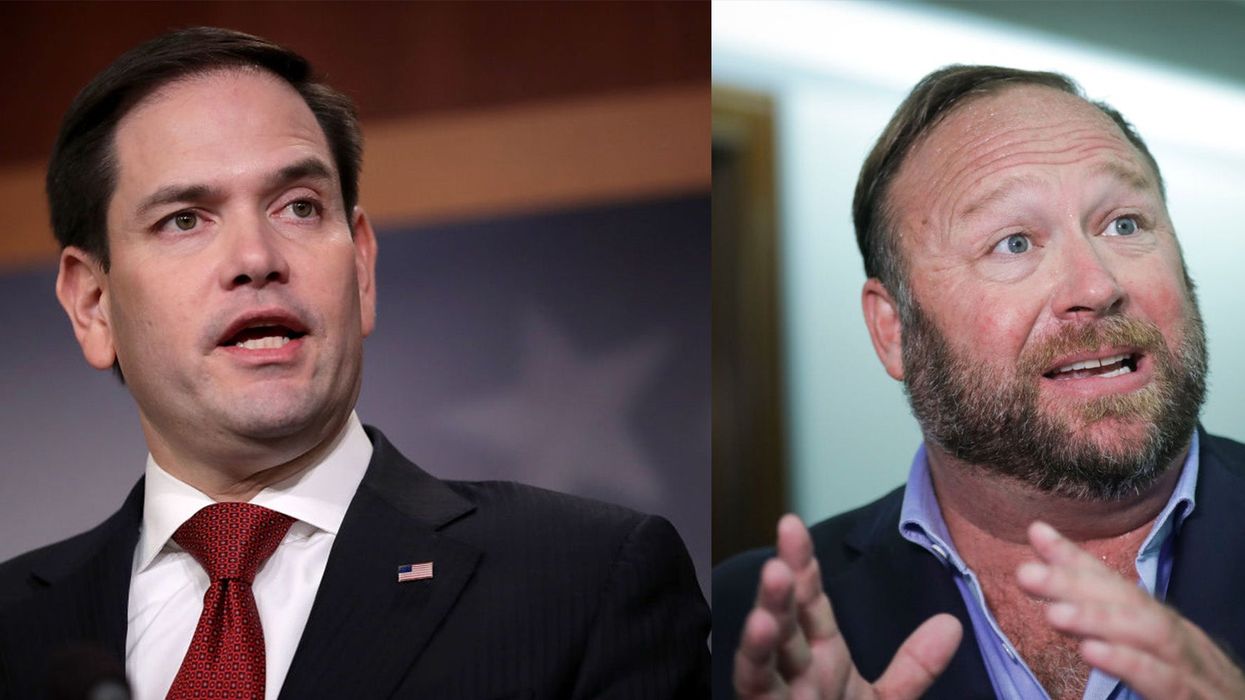 This confrontation between Marco Rubio and Alex Jones needs to be seen to be believed