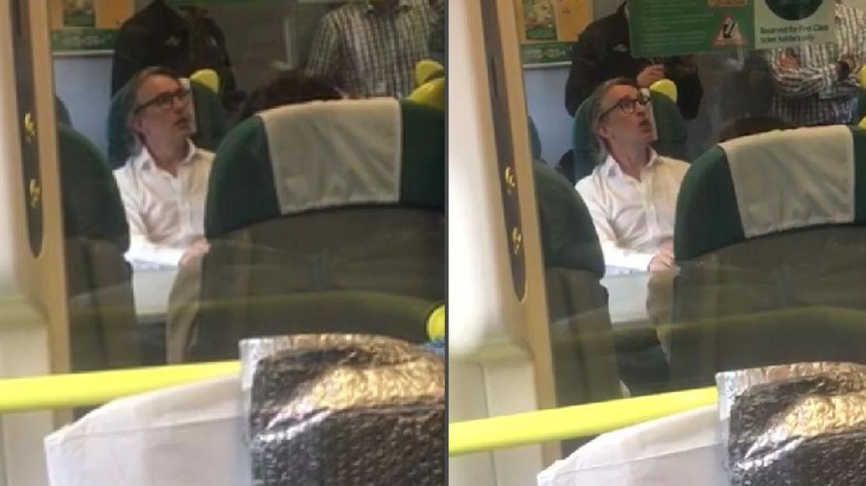 Steve Coogan defends passengers being penalised for being in first class on a packed train