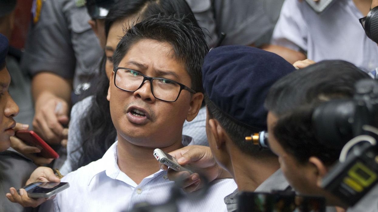 The world responds with outrage to journalists imprisoned for covering the Rohingya massacre