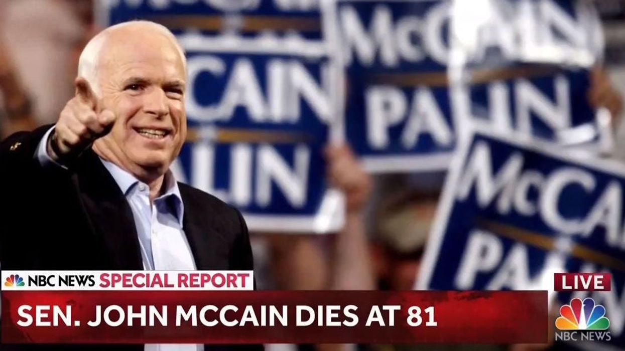 NBC returns to bizarre America's Got Talent act after their report on John McCain's death