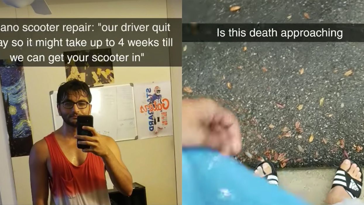 This man had the worst day ever - and he filmed it all
