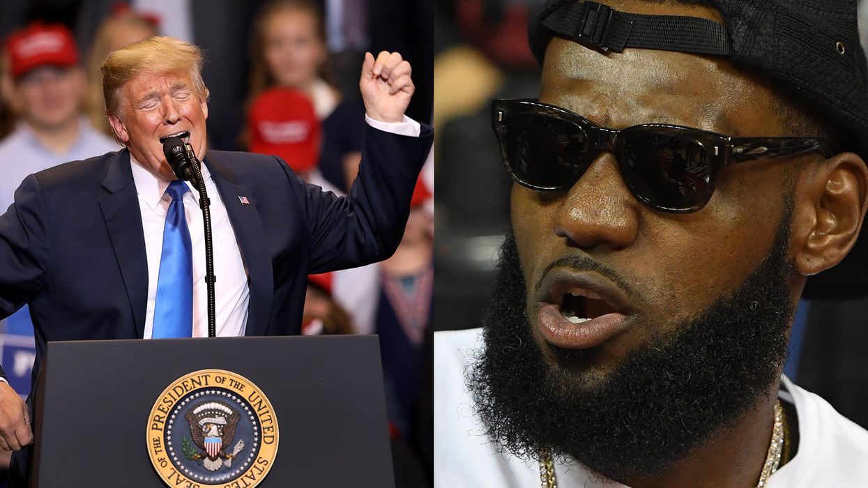 Before slamming him on Twitter, Donald Trump was a fan of LeBron James