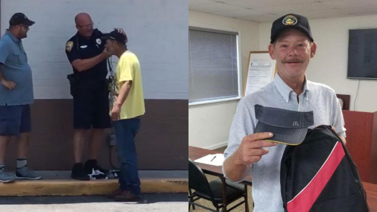 Homeless man lands job in McDonalds after police officer helps him shave in preparation for interview