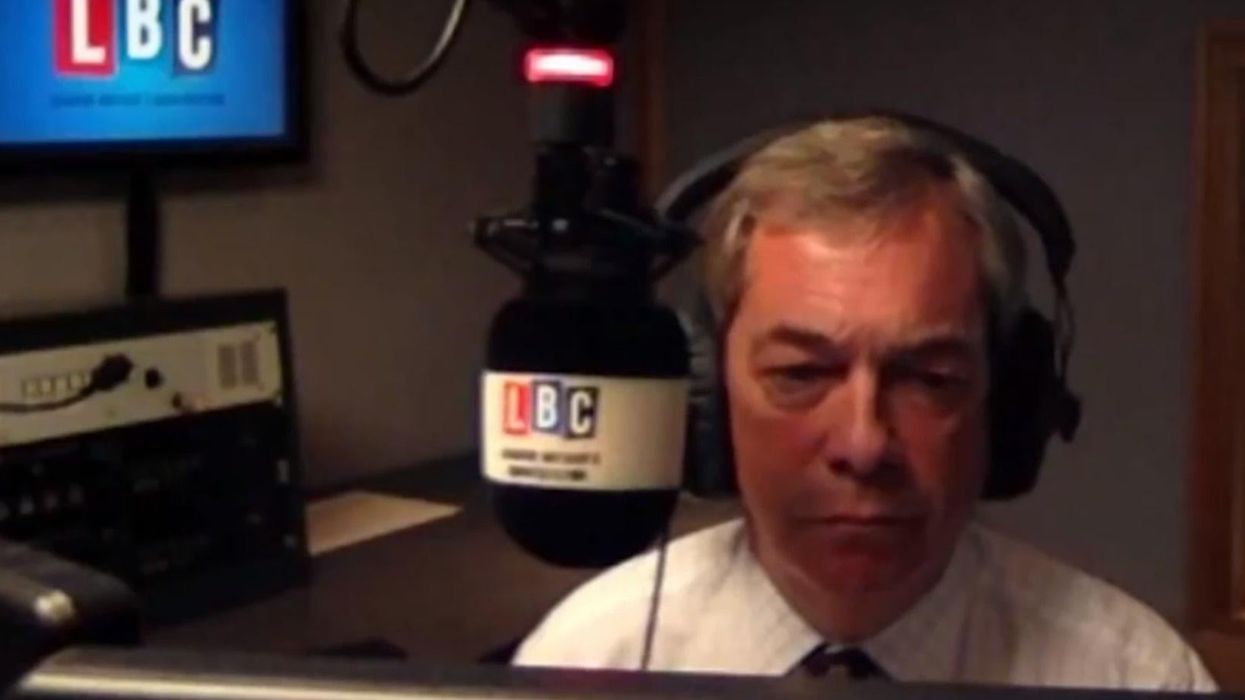 Nigel Farage left speechless after radio caller 'wipes the floor' with him live on air