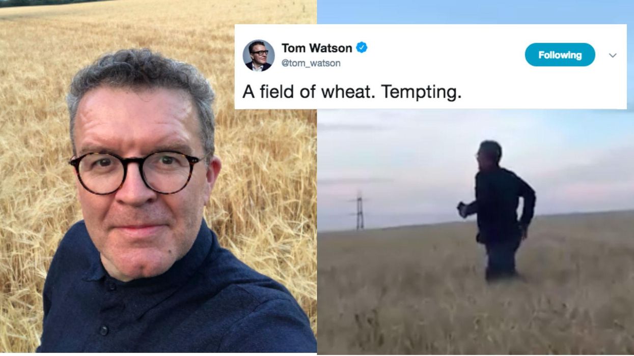 Tom Watson just ran through 'a field of wheat' and the internet can't get enough
